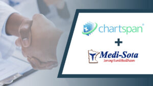 ChartSpan and Medi-Sota logos with people shaking hands