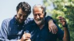 Older man with his son