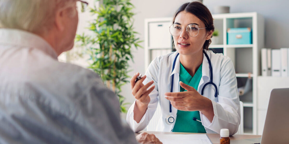 Doctor and patient discussing CCM for nephrology