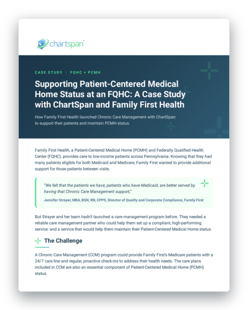 Supporting Vulnerable Patients at an FQHC and PCMH: A Case Study with Family First Health