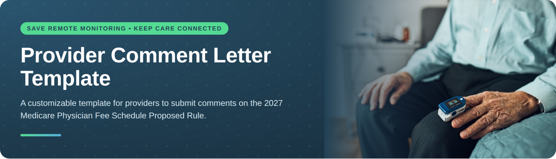 Provider comment letter template header